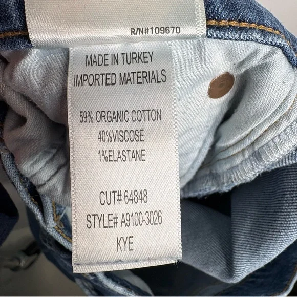 Agolde High Rise Kye 27 - Picture 12 of 14